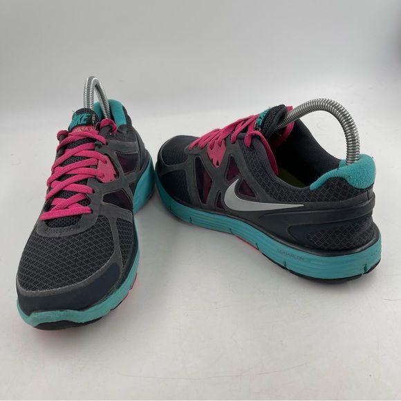 🥾 Nike Lunarglide 3 Grey Pink Running Shoes - Size 7.5 Women’s - Picture 9 of 11